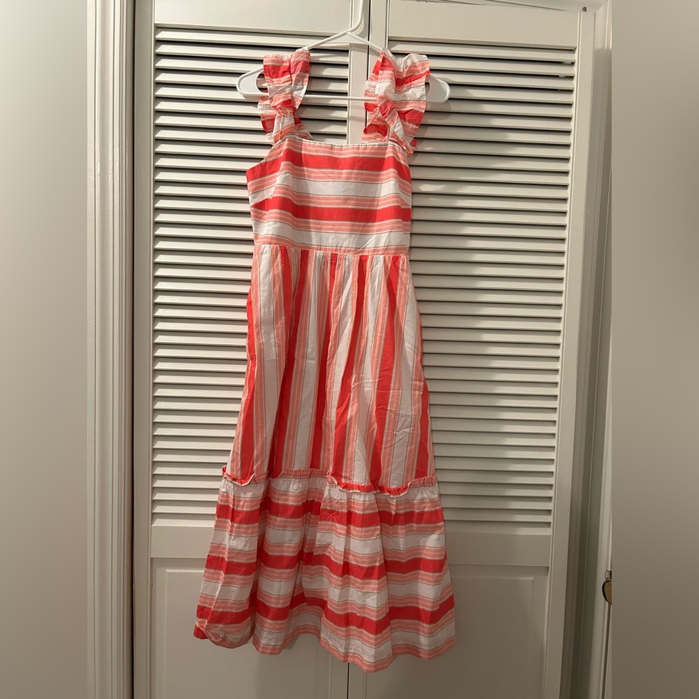 Jcrew Striped maxi dress